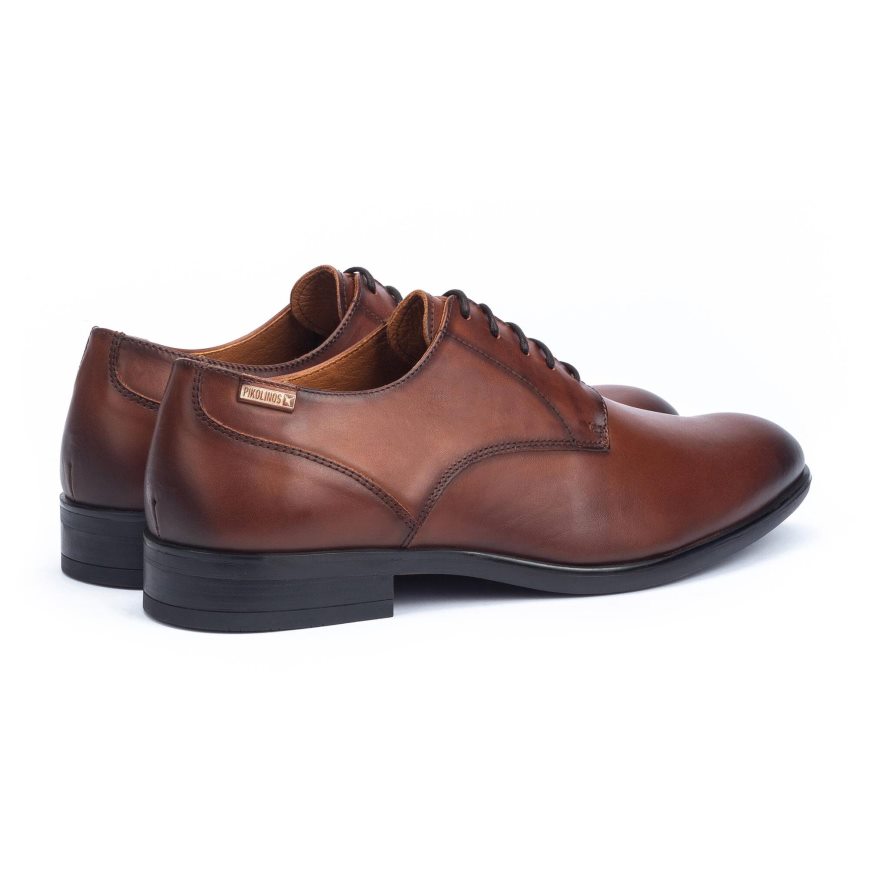 Men's Pikolinos BRISTOL Casual Shoes Brown | NZ C287950